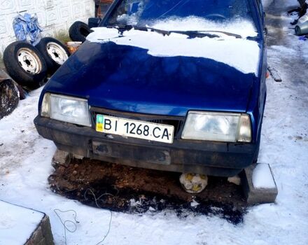 Синий ВАЗ 21099, объемом двигателя 1.5 л и пробегом 235 тыс. км за 460 $, фото 1 на Automoto.ua