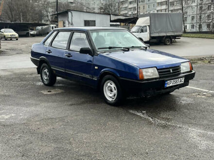 Синий ВАЗ 21099, объемом двигателя 1.5 л и пробегом 262 тыс. км за 1200 $, фото 1 на Automoto.ua