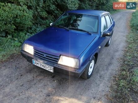 Синій ВАЗ 21099, об'ємом двигуна 1.5 л та пробігом 300 тис. км за 950 $, фото 1 на Automoto.ua