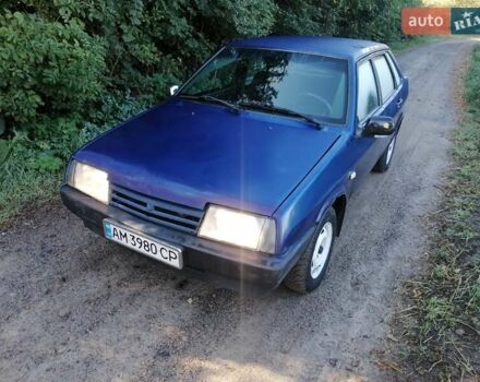 Синий ВАЗ 21099, объемом двигателя 1.5 л и пробегом 300 тыс. км за 950 $, фото 1 на Automoto.ua