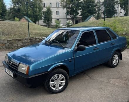 Синий ВАЗ 21099, объемом двигателя 1.5 л и пробегом 222 тыс. км за 899 $, фото 1 на Automoto.ua