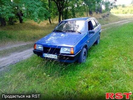 Синий ВАЗ 21099, объемом двигателя 1.5 л и пробегом 240 тыс. км за 850 $, фото 1 на Automoto.ua