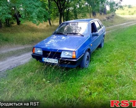 Синий ВАЗ 21099, объемом двигателя 1.5 л и пробегом 240 тыс. км за 850 $, фото 1 на Automoto.ua