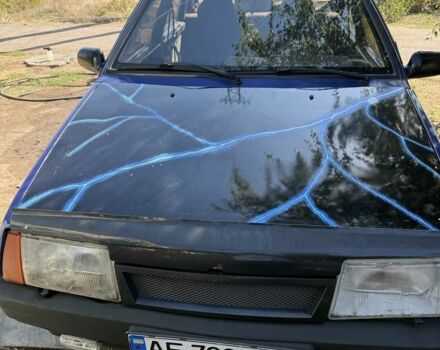 Синий ВАЗ 21099, объемом двигателя 1.5 л и пробегом 100 тыс. км за 848 $, фото 1 на Automoto.ua