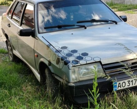 Синий ВАЗ 21099, объемом двигателя 1.5 л и пробегом 246 тыс. км за 563 $, фото 1 на Automoto.ua