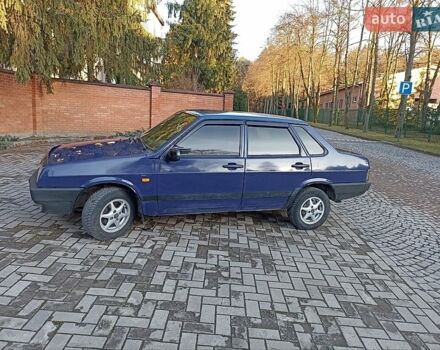 Синий ВАЗ 21099, объемом двигателя 1.5 л и пробегом 172 тыс. км за 1100 $, фото 1 на Automoto.ua