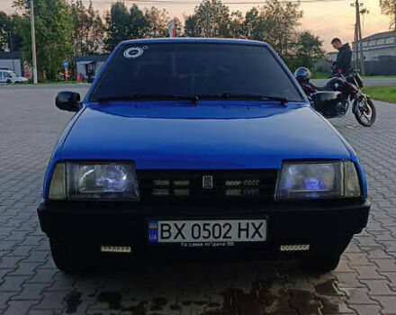 Синий ВАЗ 21099, объемом двигателя 1.5 л и пробегом 130 тыс. км за 1600 $, фото 1 на Automoto.ua