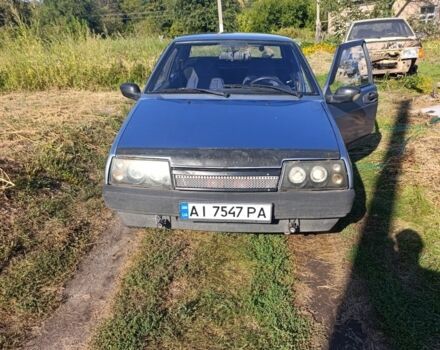 Синий ВАЗ 21099, объемом двигателя 1.5 л и пробегом 220 тыс. км за 760 $, фото 1 на Automoto.ua