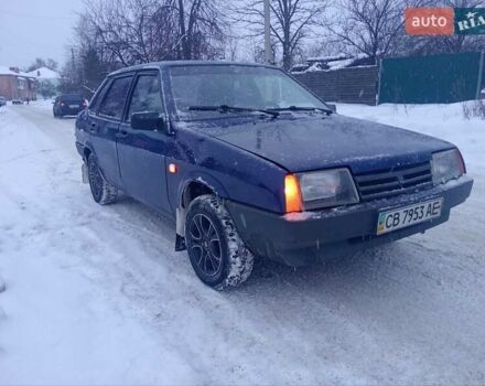 Синій ВАЗ 21099, об'ємом двигуна 1.5 л та пробігом 100 тис. км за 1300 $, фото 1 на Automoto.ua