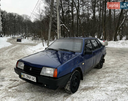 Синій ВАЗ 21099, об'ємом двигуна 1.6 л та пробігом 250 тис. км за 1000 $, фото 1 на Automoto.ua