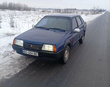 Синий ВАЗ 21099, объемом двигателя 1.5 л и пробегом 232 тыс. км за 1150 $, фото 1 на Automoto.ua
