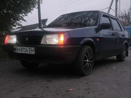 Синий ВАЗ 21099, объемом двигателя 1.6 л и пробегом 3 тыс. км за 1500 $, фото 1 на Automoto.ua