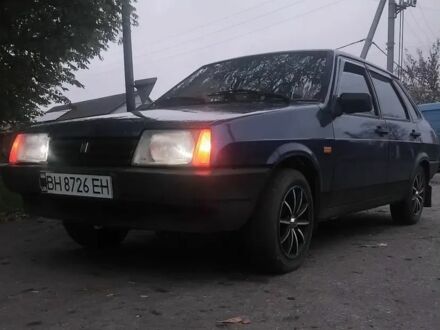 Синий ВАЗ 21099, объемом двигателя 1.6 л и пробегом 3 тыс. км за 1200 $, фото 1 на Automoto.ua
