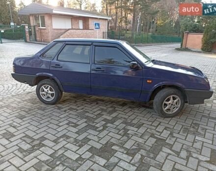 Синий ВАЗ 21099, объемом двигателя 1.5 л и пробегом 173 тыс. км за 1150 $, фото 1 на Automoto.ua