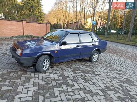 Синій ВАЗ 21099, об'ємом двигуна 1.5 л та пробігом 173 тис. км за 1400 $, фото 1 на Automoto.ua