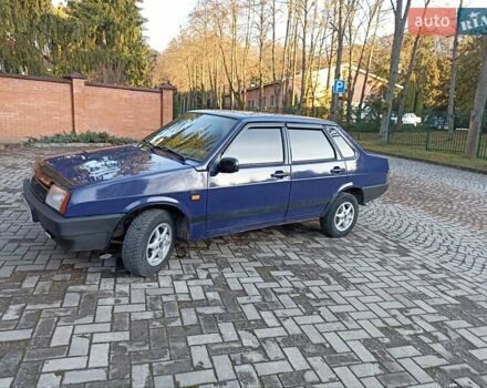 Синій ВАЗ 21099, об'ємом двигуна 1.5 л та пробігом 173 тис. км за 1400 $, фото 1 на Automoto.ua