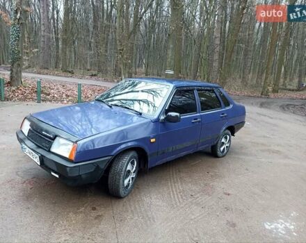 Синій ВАЗ 21099, об'ємом двигуна 1.5 л та пробігом 173 тис. км за 1350 $, фото 1 на Automoto.ua