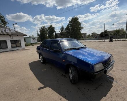 Синий ВАЗ 21099, объемом двигателя 1.5 л и пробегом 200 тыс. км за 1405 $, фото 1 на Automoto.ua