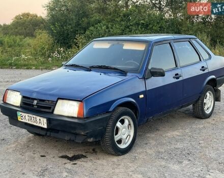 Синій ВАЗ 21099, об'ємом двигуна 1.5 л та пробігом 150 тис. км за 600 $, фото 1 на Automoto.ua