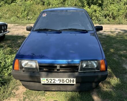 Синий ВАЗ 21099, объемом двигателя 1.5 л и пробегом 180 тыс. км за 1152 $, фото 1 на Automoto.ua