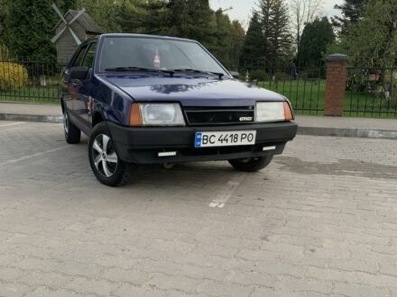 Синий ВАЗ 21099, объемом двигателя 1.5 л и пробегом 163 тыс. км за 1800 $, фото 1 на Automoto.ua