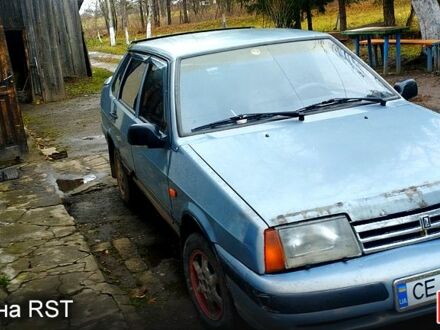 Синий ВАЗ 21099, объемом двигателя 1.5 л и пробегом 130 тыс. км за 850 $, фото 1 на Automoto.ua