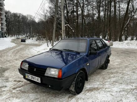 Синий ВАЗ 21099, объемом двигателя 1.5 л и пробегом 3 тыс. км за 799 $, фото 1 на Automoto.ua