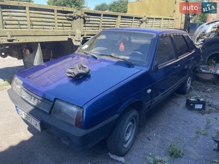 Синій ВАЗ 21099, об'ємом двигуна 1.5 л та пробігом 100 тис. км за 953 $, фото 1 на Automoto.ua