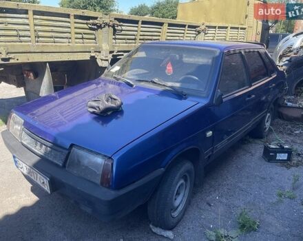 Синій ВАЗ 21099, об'ємом двигуна 1.5 л та пробігом 100 тис. км за 953 $, фото 1 на Automoto.ua