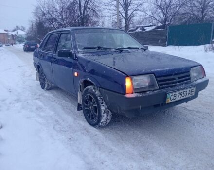 Синій ВАЗ 21099, об'ємом двигуна 1.5 л та пробігом 100 тис. км за 1300 $, фото 1 на Automoto.ua