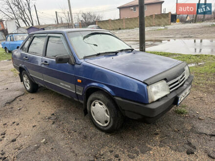 Синій ВАЗ 21099, об'ємом двигуна 1.5 л та пробігом 200 тис. км за 1000 $, фото 1 на Automoto.ua