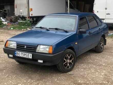 Синий ВАЗ 21099, объемом двигателя 1.5 л и пробегом 123 тыс. км за 900 $, фото 1 на Automoto.ua