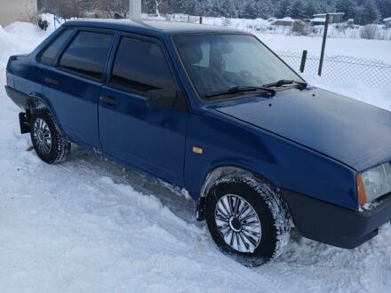 Синий ВАЗ 21099, объемом двигателя 1.5 л и пробегом 124 тыс. км за 1800 $, фото 1 на Automoto.ua