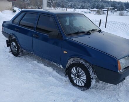 Синий ВАЗ 21099, объемом двигателя 1.5 л и пробегом 124 тыс. км за 1800 $, фото 1 на Automoto.ua