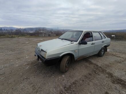 Синий ВАЗ 21099, объемом двигателя 1.5 л и пробегом 100 тыс. км за 500 $, фото 1 на Automoto.ua