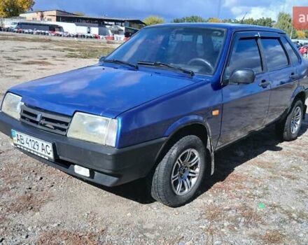 Синий ВАЗ 21099, объемом двигателя 1.5 л и пробегом 187 тыс. км за 1900 $, фото 1 на Automoto.ua
