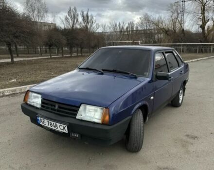 Синий ВАЗ 21099, объемом двигателя 1.5 л и пробегом 104 тыс. км за 1500 $, фото 1 на Automoto.ua