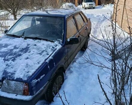 Синій ВАЗ 21099, об'ємом двигуна 1.5 л та пробігом 500 тис. км за 1200 $, фото 1 на Automoto.ua