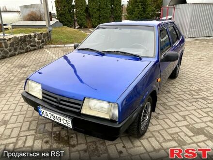 ВАЗ 21099 2003 у Золотоноше на Automoto.ua Синій ВАЗ 21099, об'ємом двигуна 1.5 л та пробігом 100 тис. км за 1400 $, фото 1 на Automoto.ua