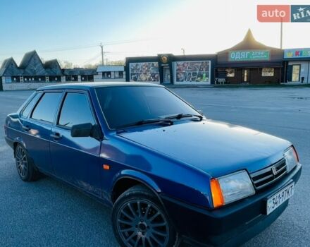 Синий ВАЗ 21099, объемом двигателя 1.5 л и пробегом 270 тыс. км за 2100 $, фото 1 на Automoto.ua