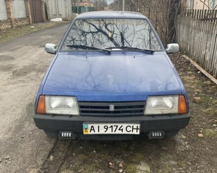 Синий ВАЗ 21099, объемом двигателя 1.5 л и пробегом 300 тыс. км за 880 $, фото 1 на Automoto.ua