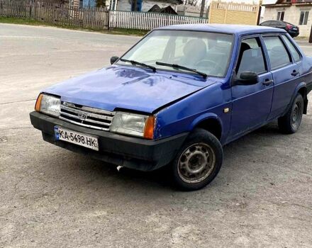 Синий ВАЗ 21099, объемом двигателя 1.5 л и пробегом 0 тыс. км за 600 $, фото 1 на Automoto.ua