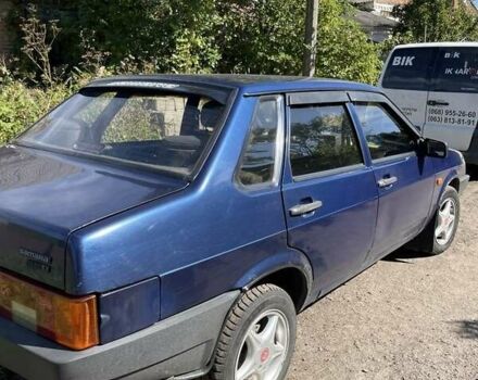 Синій ВАЗ 21099, об'ємом двигуна 1.5 л та пробігом 164 тис. км за 1456 $, фото 1 на Automoto.ua