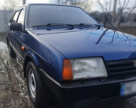 Синий ВАЗ 21099, объемом двигателя 1.5 л и пробегом 119 тыс. км за 1500 $, фото 1 на Automoto.ua