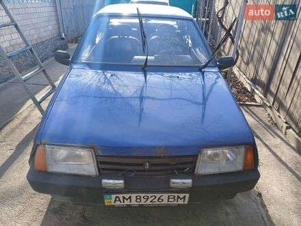 Синий ВАЗ 21099, объемом двигателя 1.5 л и пробегом 190 тыс. км за 650 $, фото 1 на Automoto.ua