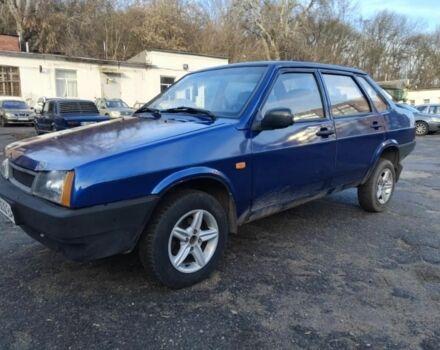 Синий ВАЗ 21099, объемом двигателя 1.5 л и пробегом 100 тыс. км за 1700 $, фото 1 на Automoto.ua