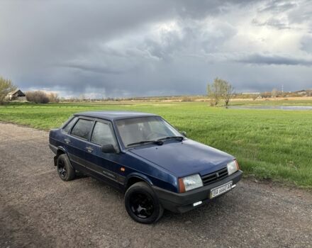 Синий ВАЗ 21099, объемом двигателя 1.5 л и пробегом 200 тыс. км за 1399 $, фото 1 на Automoto.ua