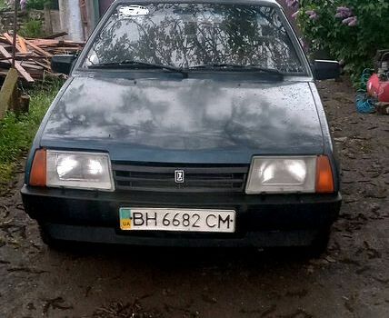 Синий ВАЗ 21099, объемом двигателя 1.5 л и пробегом 370 тыс. км за 1600 $, фото 1 на Automoto.ua