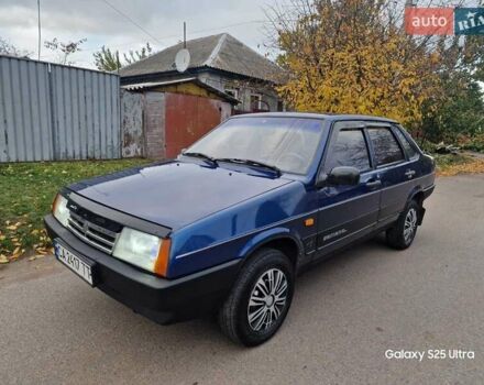 Синій ВАЗ 21099, об'ємом двигуна 1.5 л та пробігом 173 тис. км за 1590 $, фото 1 на Automoto.ua
