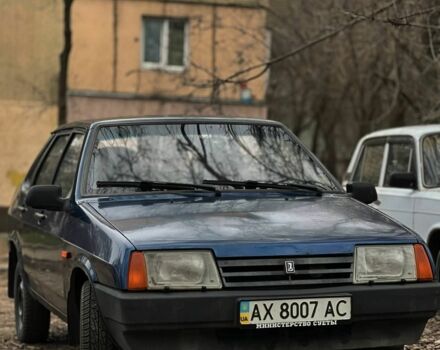 Синий ВАЗ 21099, объемом двигателя 1.5 л и пробегом 200 тыс. км за 953 $, фото 1 на Automoto.ua
